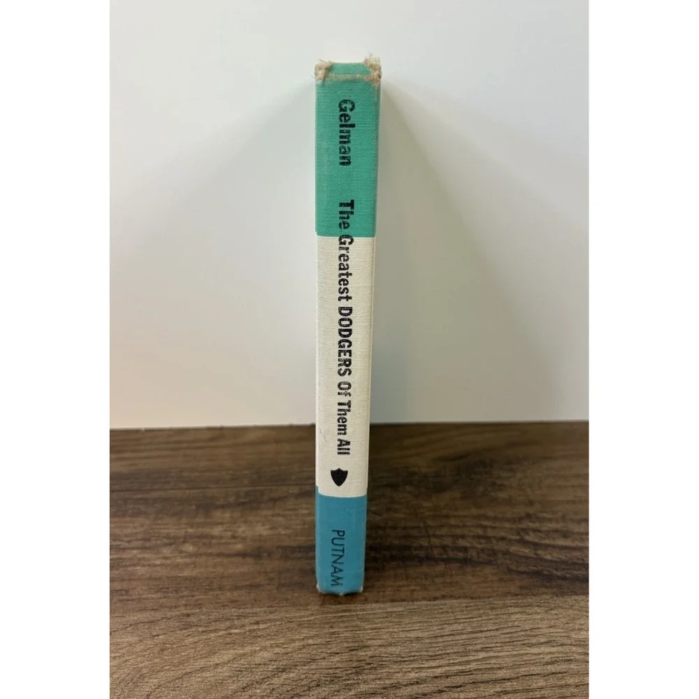 The Greatest Dodgers Of Them All Hardcover Book Steve Gelman 1968 Putnam